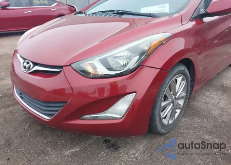 2016 Hyundai Elantra Se из США, поврежденный, VIN 5NPDH4AEXGH683088